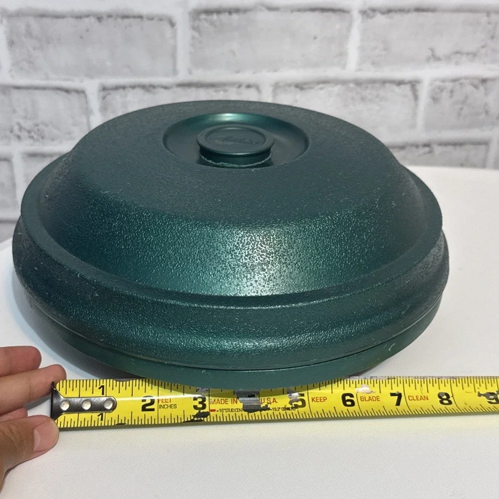 Aladdin Temp-Rite Heat On Demand Advantage Plate And Cover ,Teal Blue ,USA